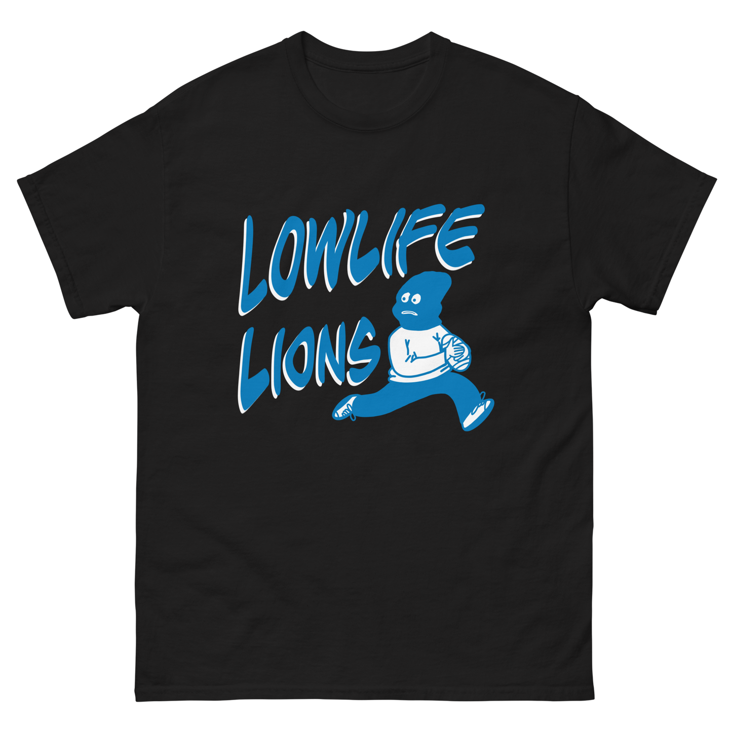 Unisex Tee- LOWLIFE LIONS. (SKI MASK)